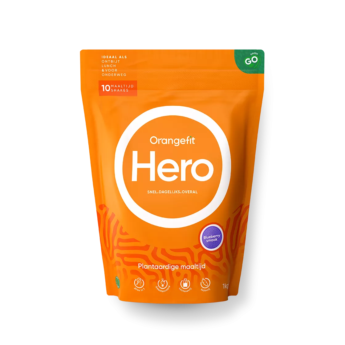Orangefit Frühstücks-Shake Hero Blaubeere, 1kg Orangefit Frühstücks-Shake Hero Blaubeere, 1kg