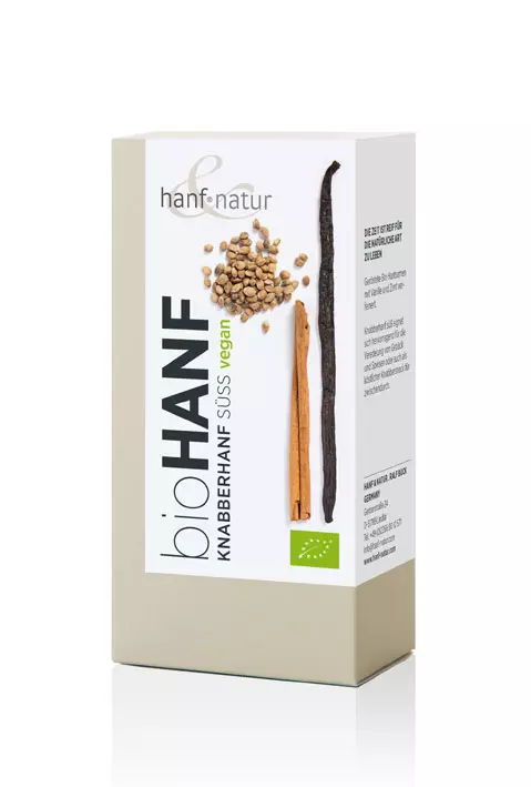 Hanfsamen kandiert zum Knabbern 100g, bio