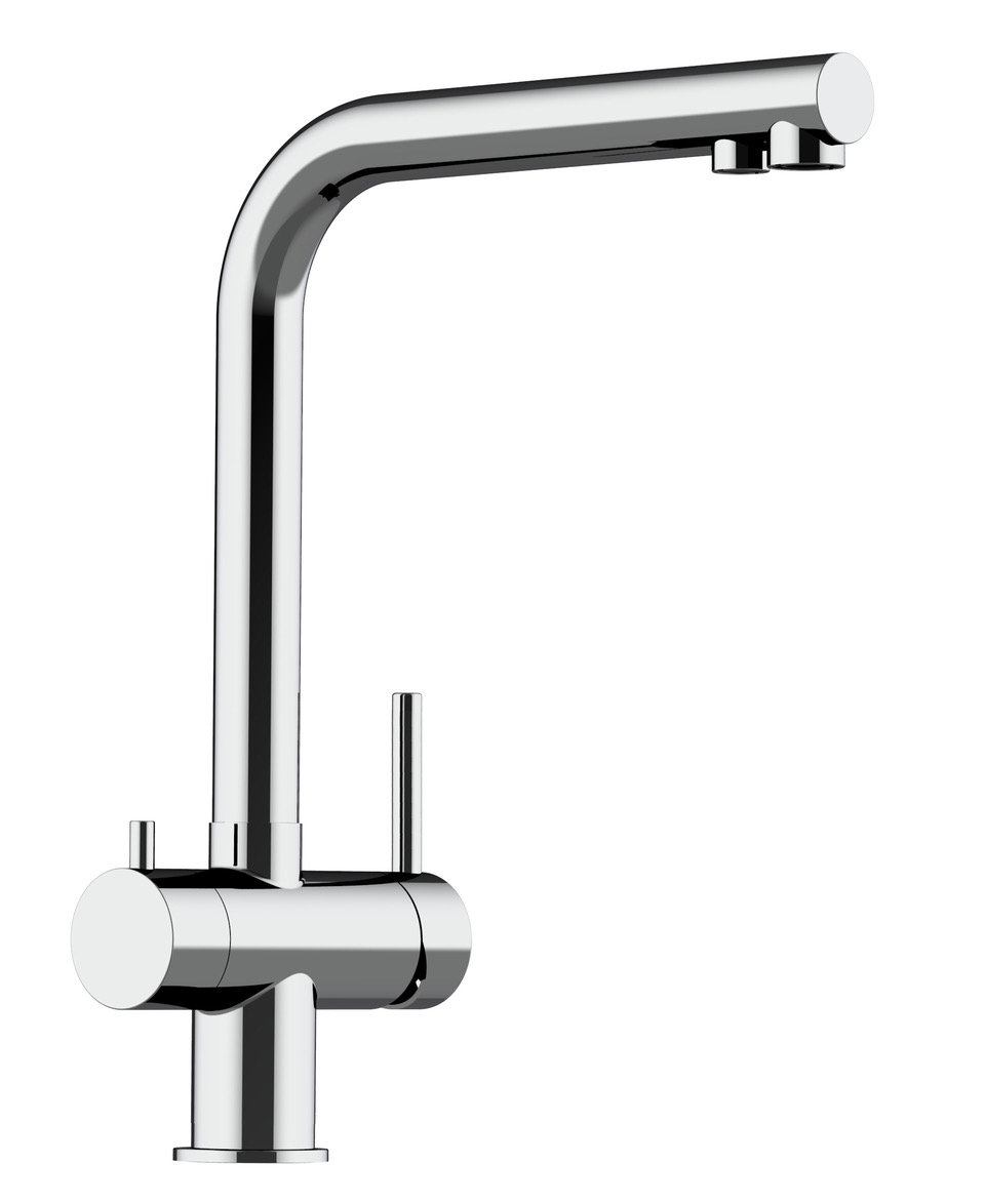 Alvito 3-Wege-Armatur Atessa Edelstahl glanz hoch