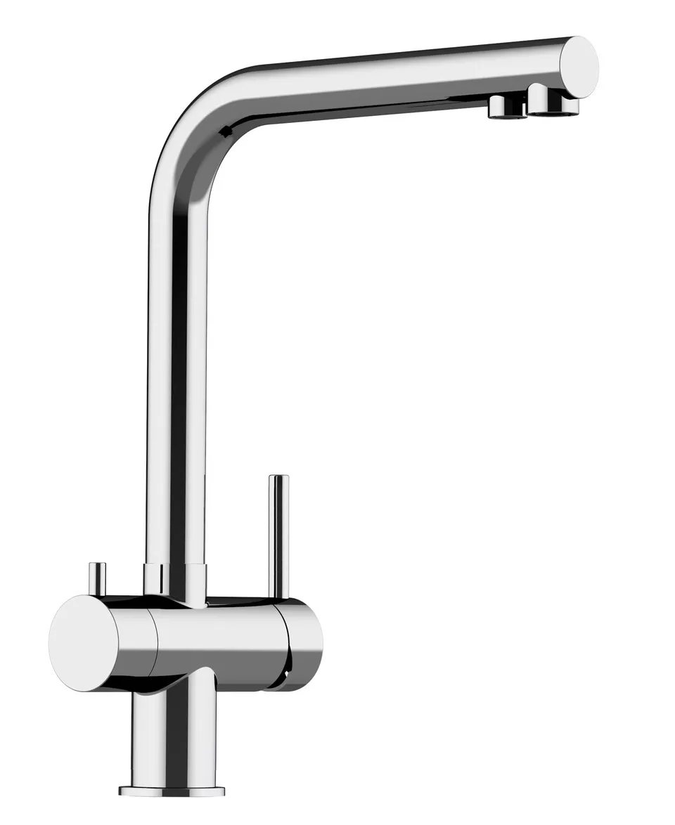 Alvito 3-Wege-Armatur Atessa Edelstahl glanz hoch Alvito 3-Wege-Armatur Atessa Edelstahl glanz hoch