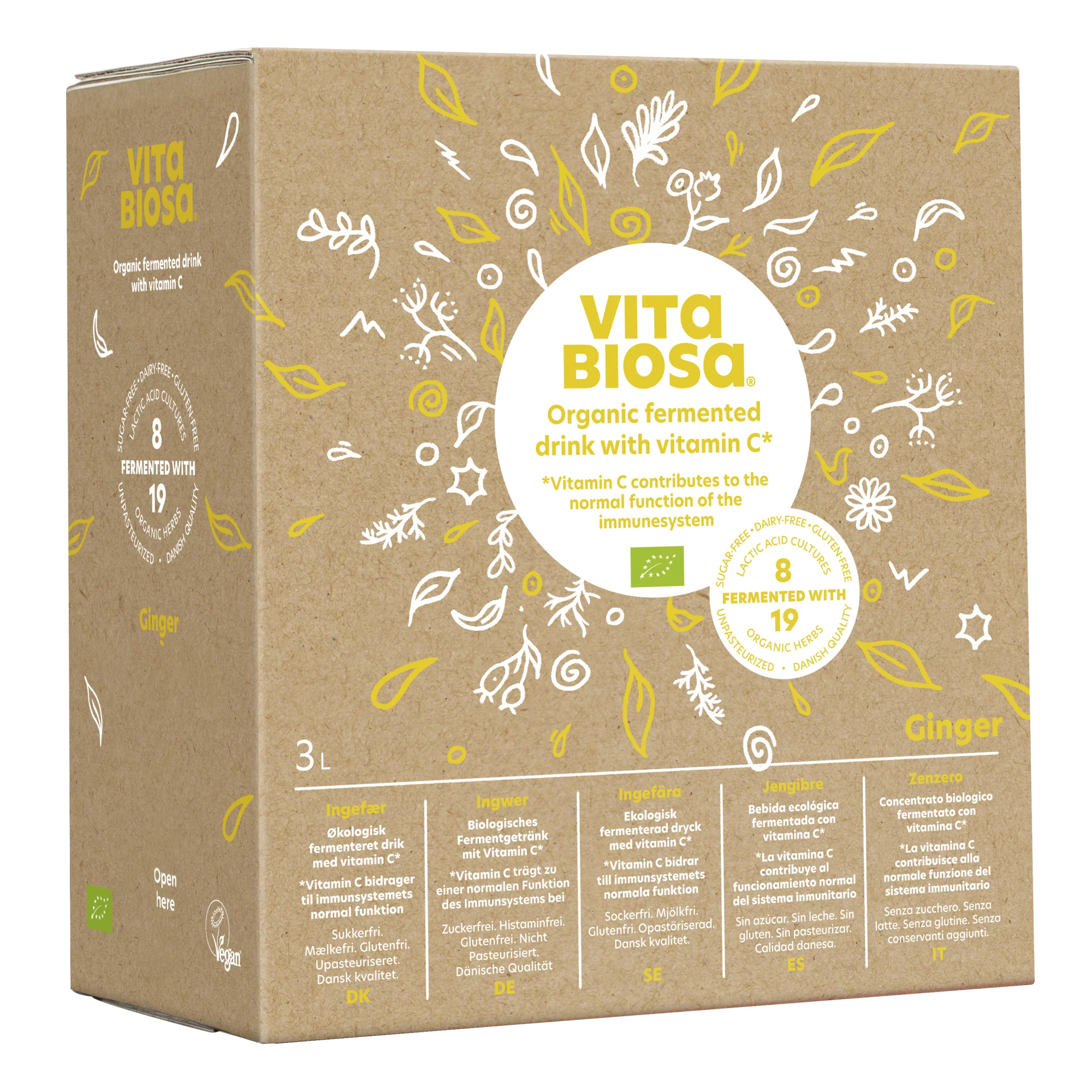 Vita Biosa Ingwer 3L Bag-in-Box, bio