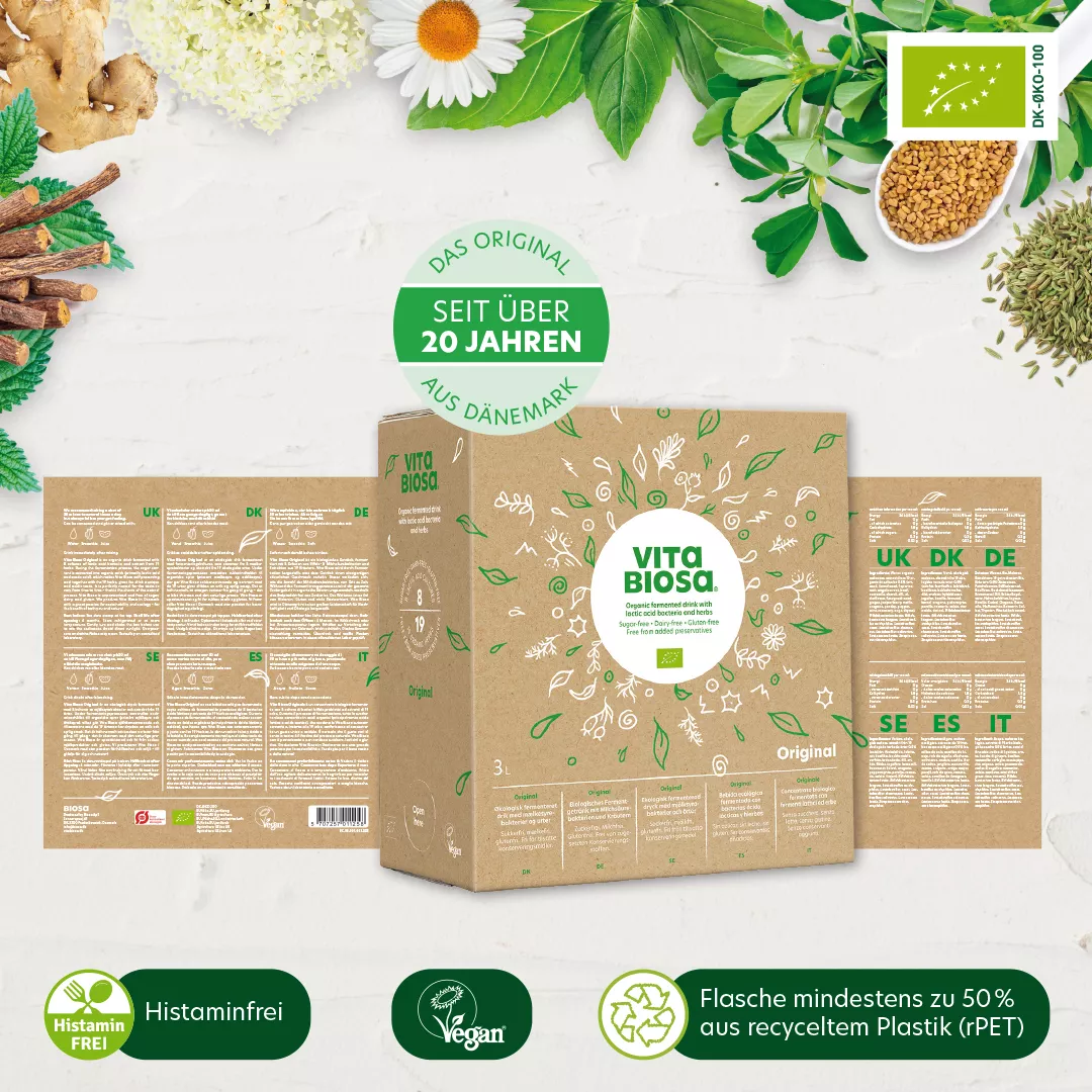 Vita Biosa Original 3L Bag-in-Box Milchsäurebakterien kaufen Etikett