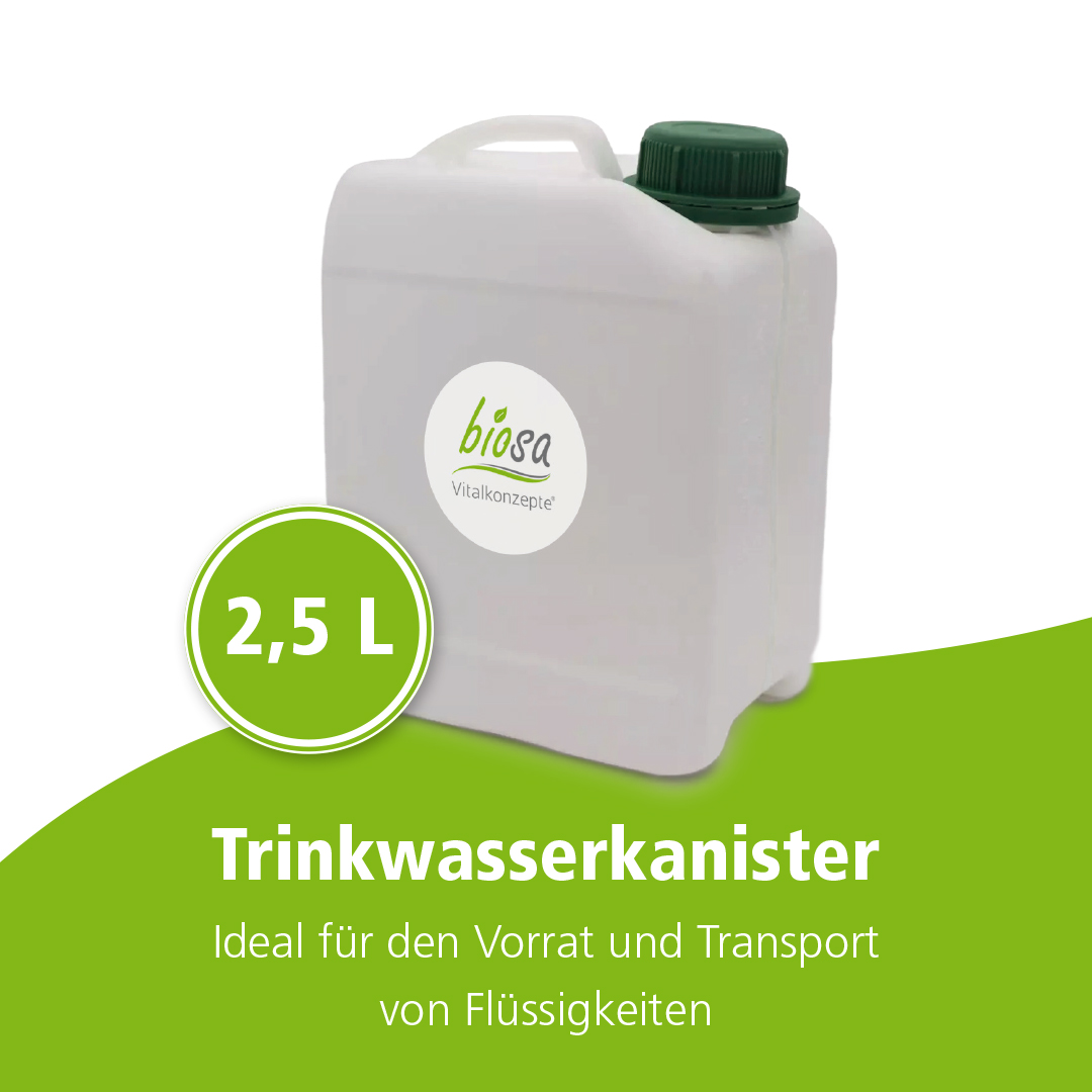 Wasserkanister Plastikkanister leer, 2,5L