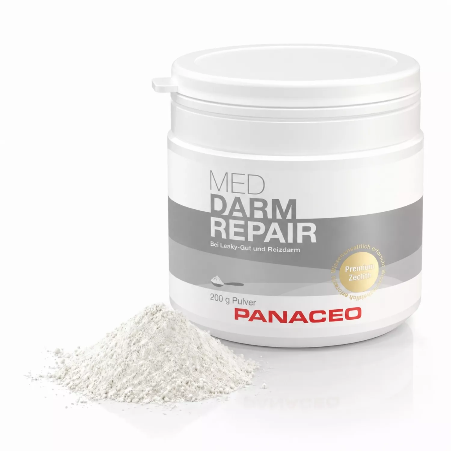 Zeolith_Pulver_Kaufen_Panaceo_MED_Darm_Repair_Pulver_200g_front Zeolith_Pulver_Kaufen_Panaceo_MED_Darm_Repair_Pulver_200g_front