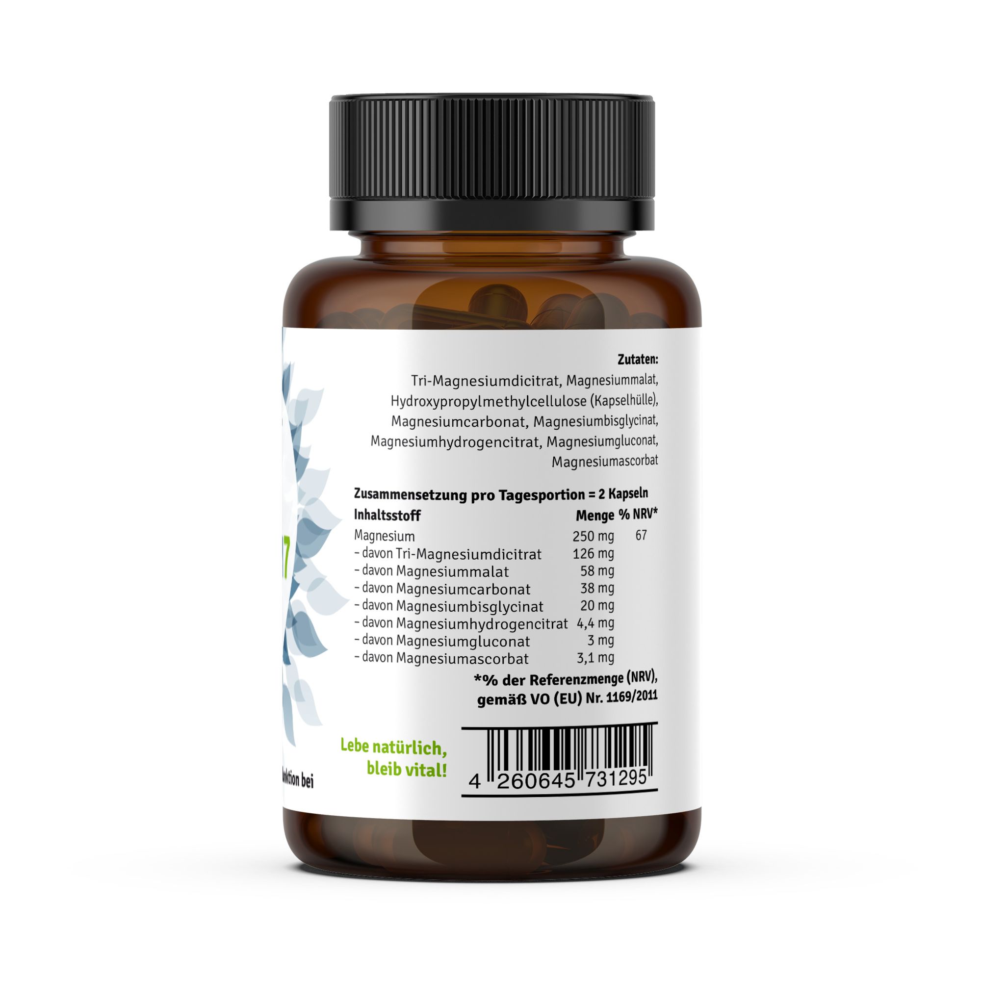 Multi Magnesium 7 kaufen Pulver Kapseln Naehrwertangaben, Magnesium, Kapseln, Nahrungsergänzung, Tabletten, Zutatenliste