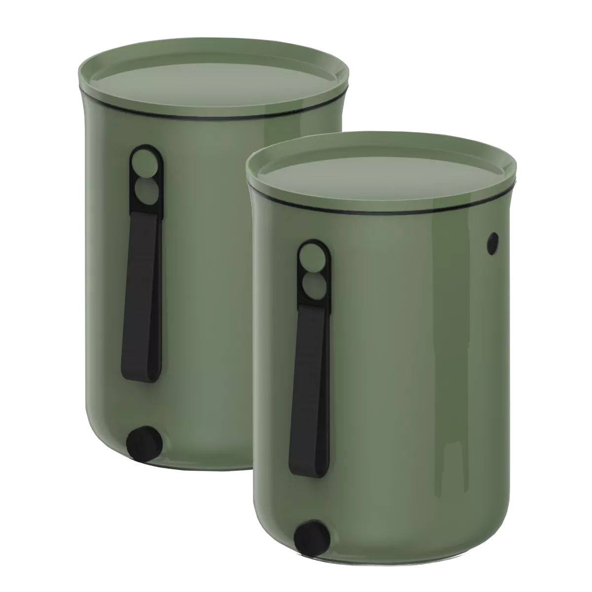 Bokashi Eimer kaufen Gruen 2er Set