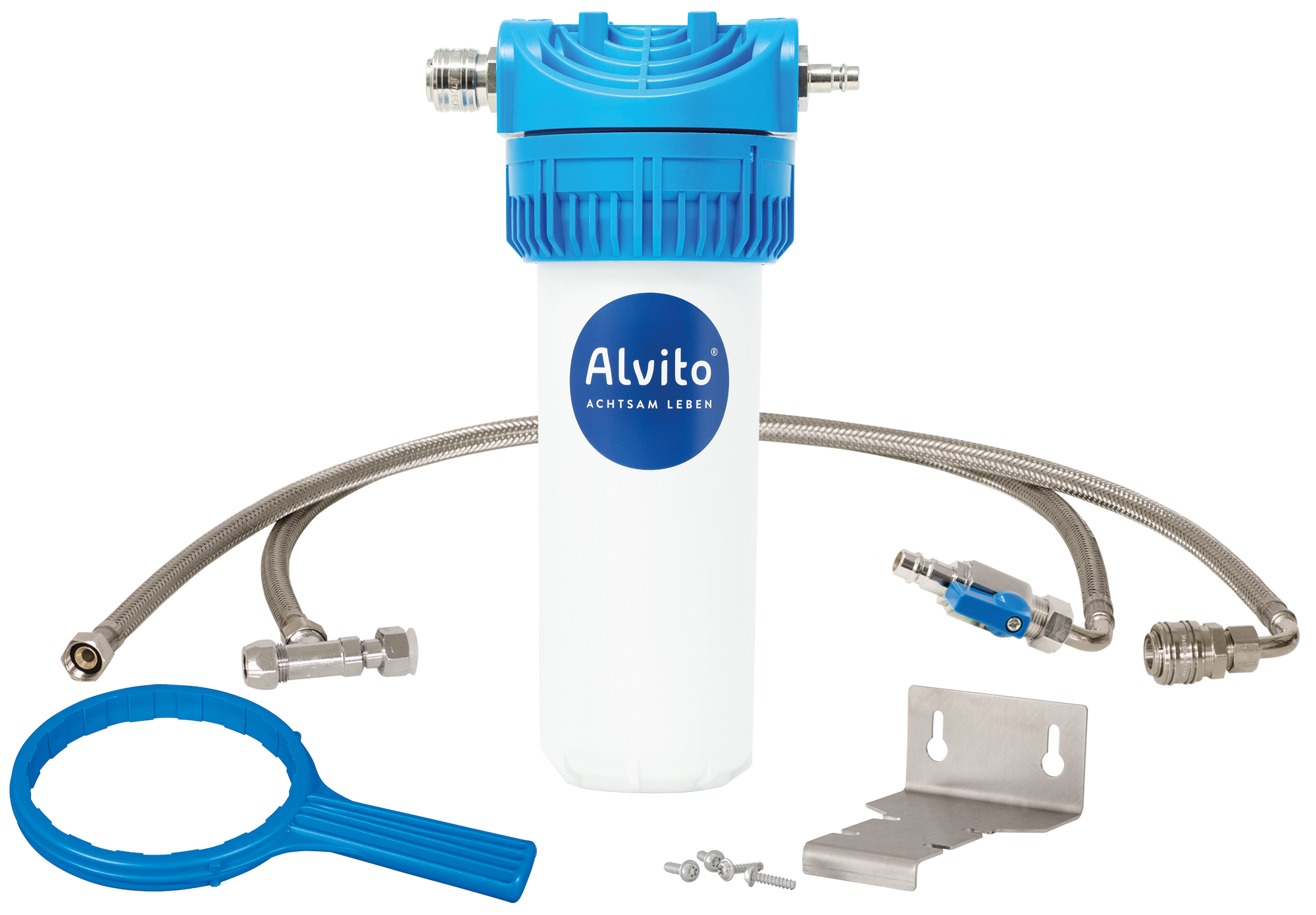 Wasserfilter, Inline-Filter, Alvito, Kühlschrankfilter, Montagekit