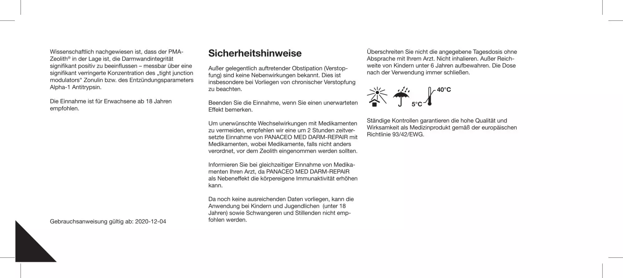 Zeolith_Pulver_Kaufen_Panaceo_MED_Darm_Repair_Pulver_100g_Etikett_Seite2
