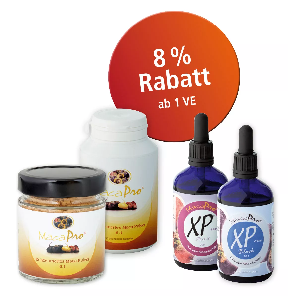 Konzentriertes Maca Pulver 90 Kapseln 6:1, bio Konzentriertes Maca Pulver 90 Kapseln 6:1, bio