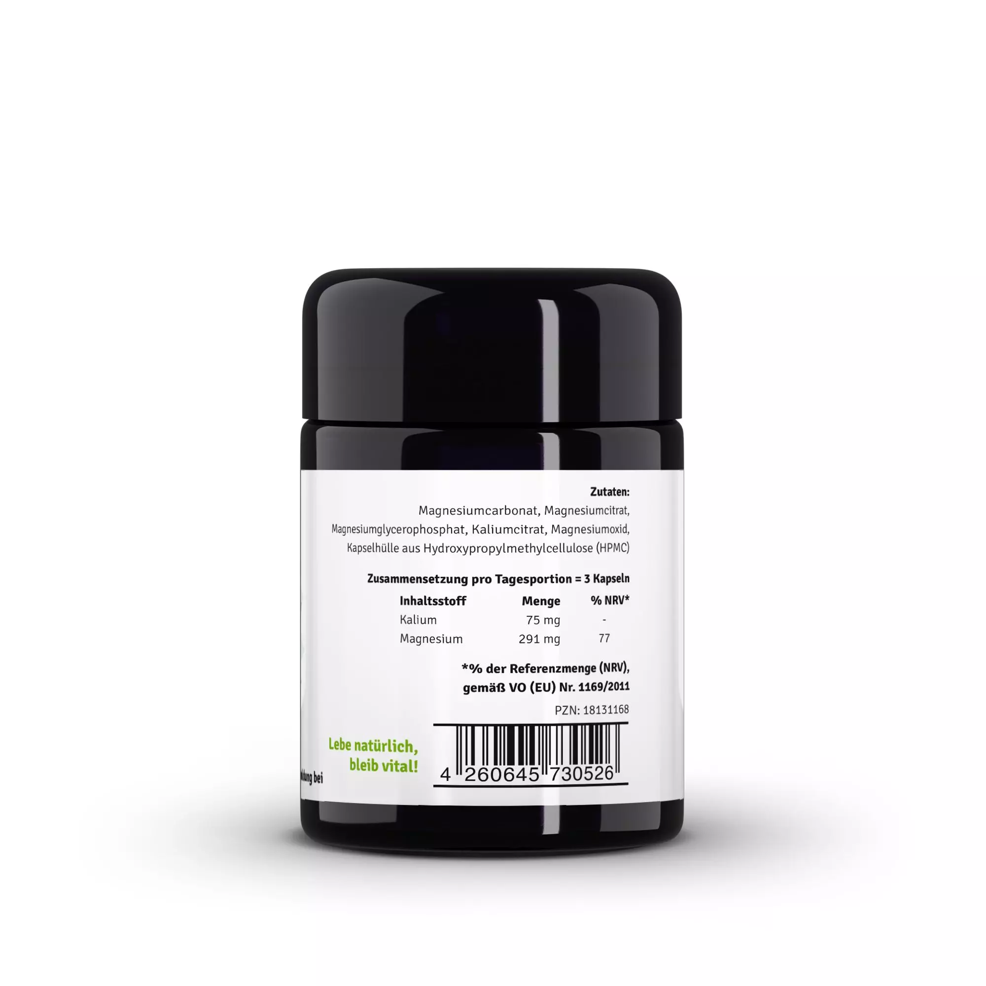 Magnesium Pulver Kapseln kaufen 180 Kapseln Inhalt, Kosmetik