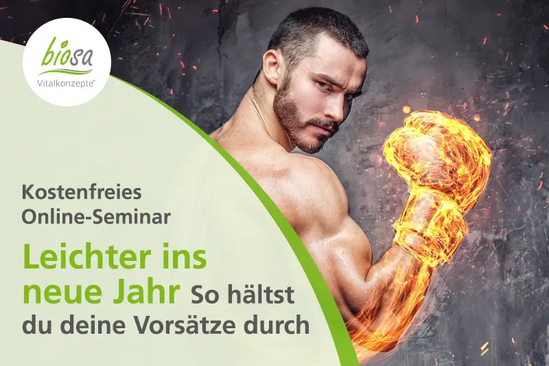 Teaserbild zum Online-Seminar zum Thema "Leichter ins neue Jahr"