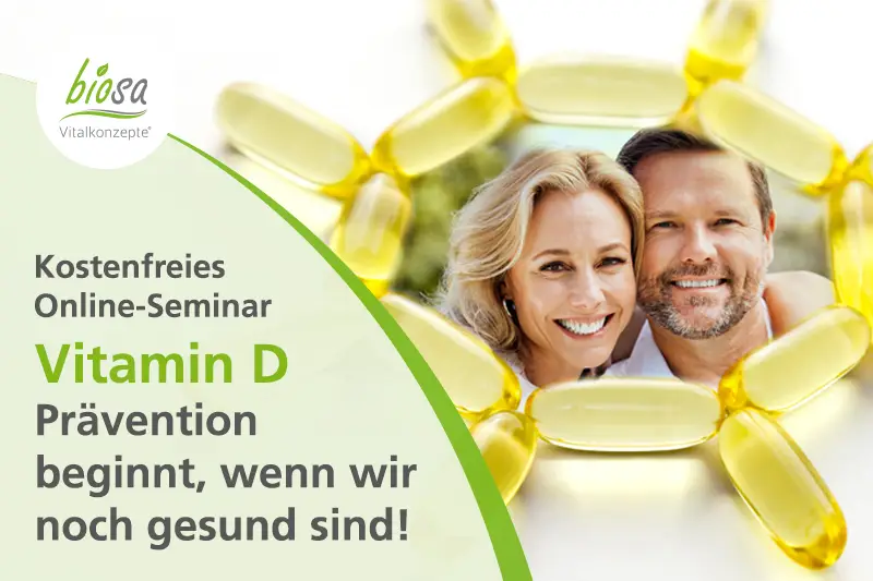 Teaserbild zum Online-Seminar zum Thema "Vitamin D – Prävention" Teaserbild zum Online-Seminar zum Thema "Vitamin D – Prävention"