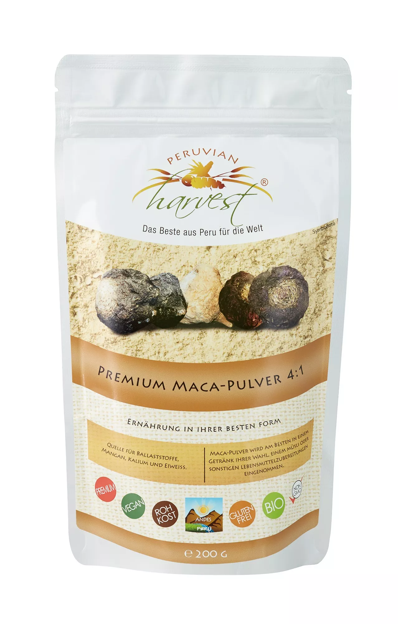 Maca Pulver 4:1 200g, bio Maca Pulver 4:1 200g, bio
