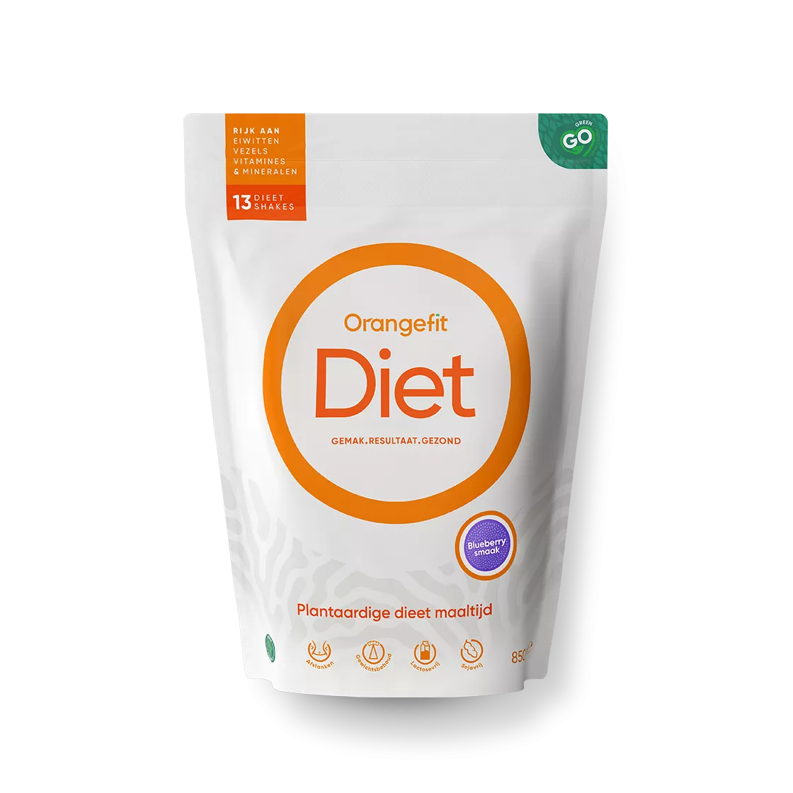 Abnehm Shake kaufen Orangefit Diet Blaubeere front