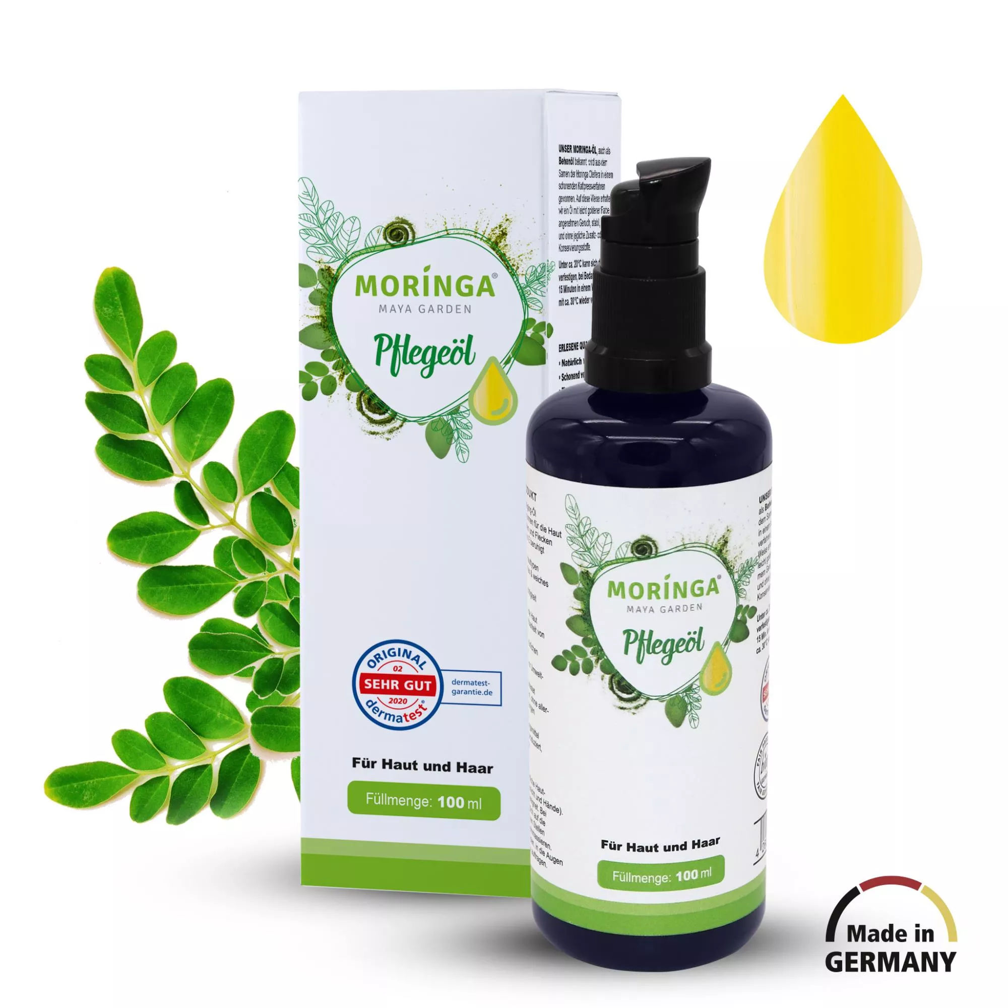 Moringa Oel kaufen Pflegeoel Behenoel 100ml Moringa Maya Garden Moringa Oel kaufen Pflegeoel Behenoel 100ml Moringa Maya Garden