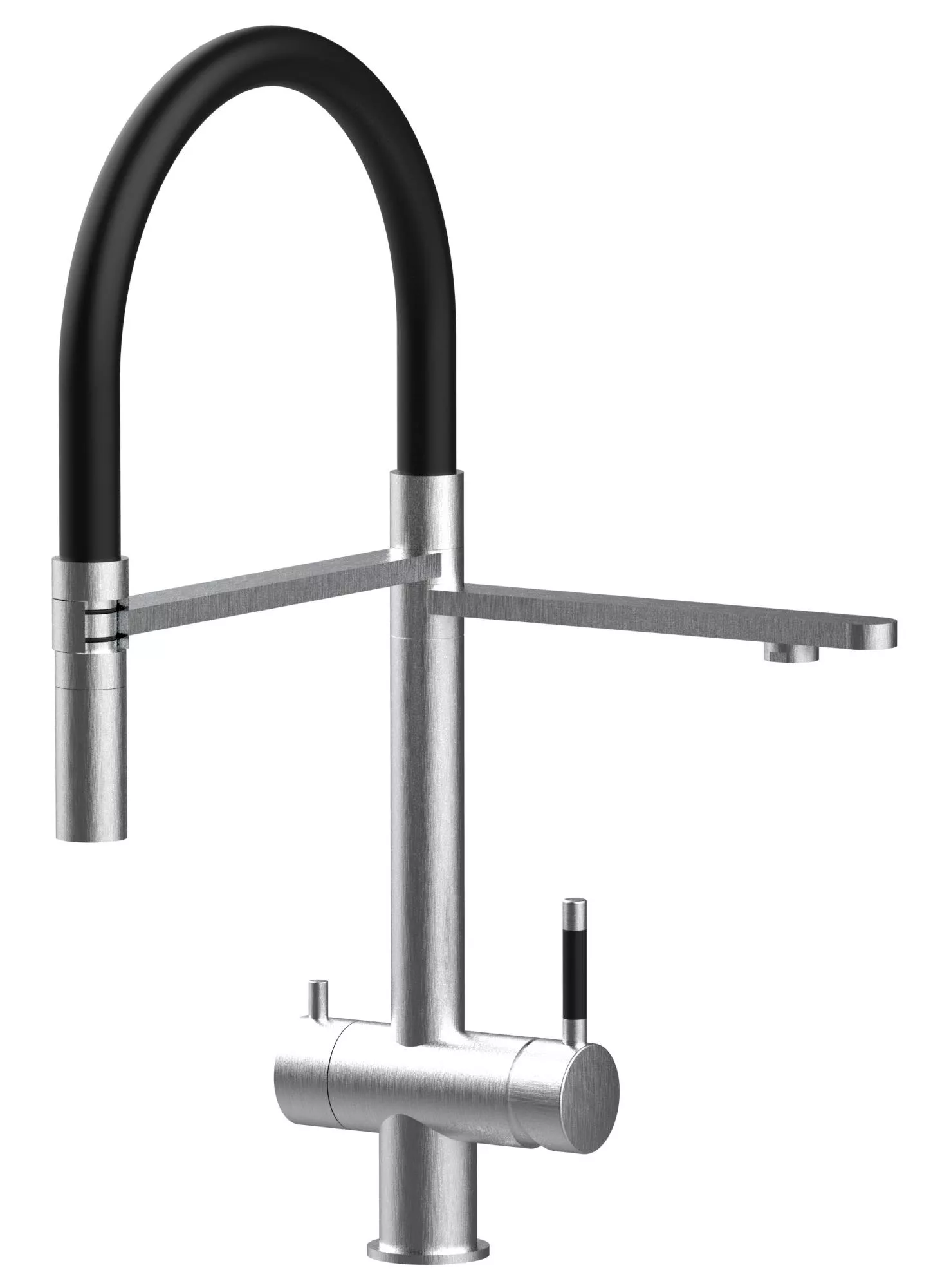 Alvito 3-Wege-Armatur Levanto Edelstahl matt Alvito 3-Wege-Armatur Levanto Edelstahl matt