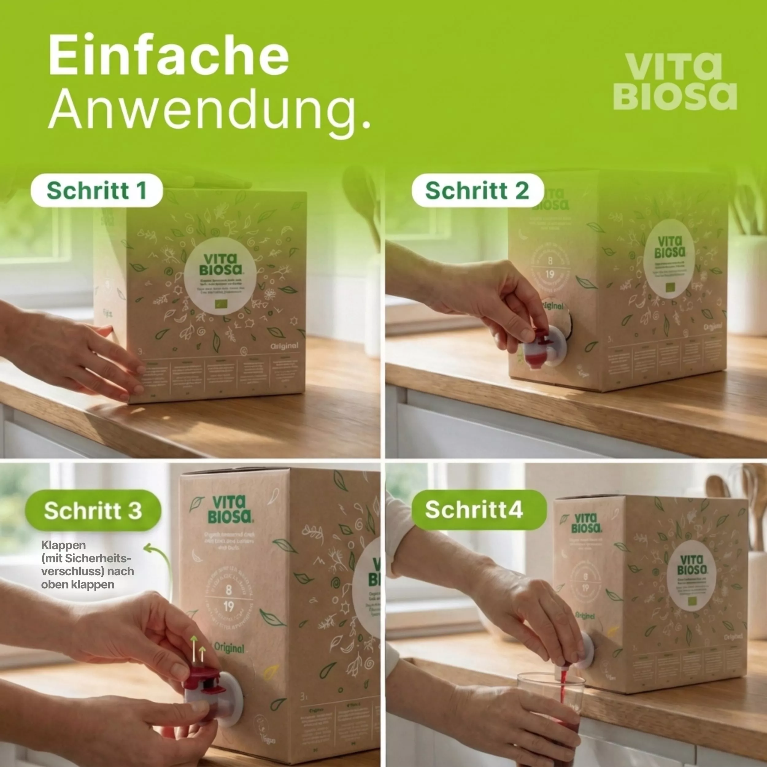 Vita Biosa Original 3L Bag-in-Box Milchsaeurebakterien kaufen Anleitung