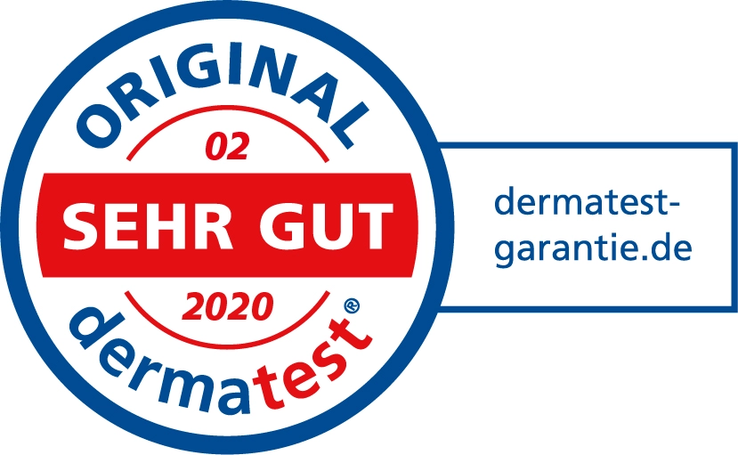 siegel, aufkleber, label, ovale, dermatest, Siegel, Aufkleber, sehr gut, dermatest, garantie