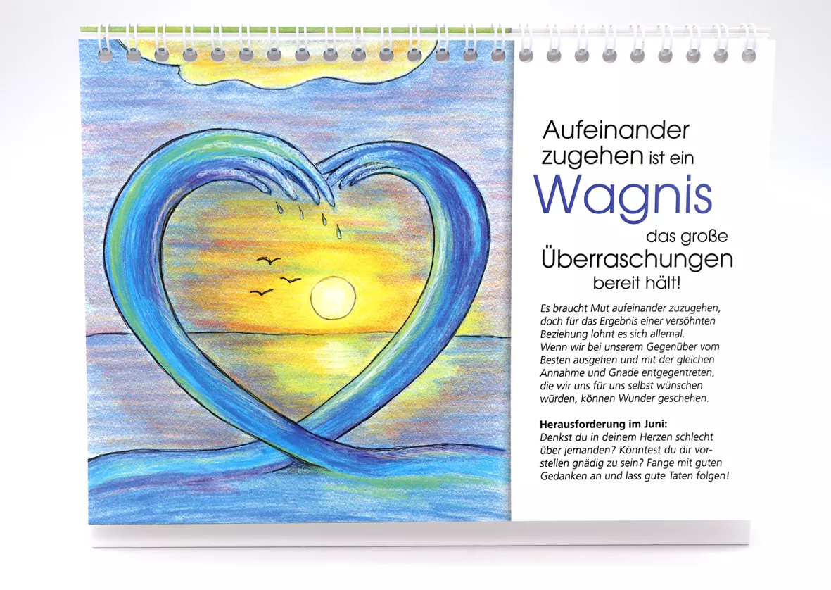 Tischkalender Herz-Momente