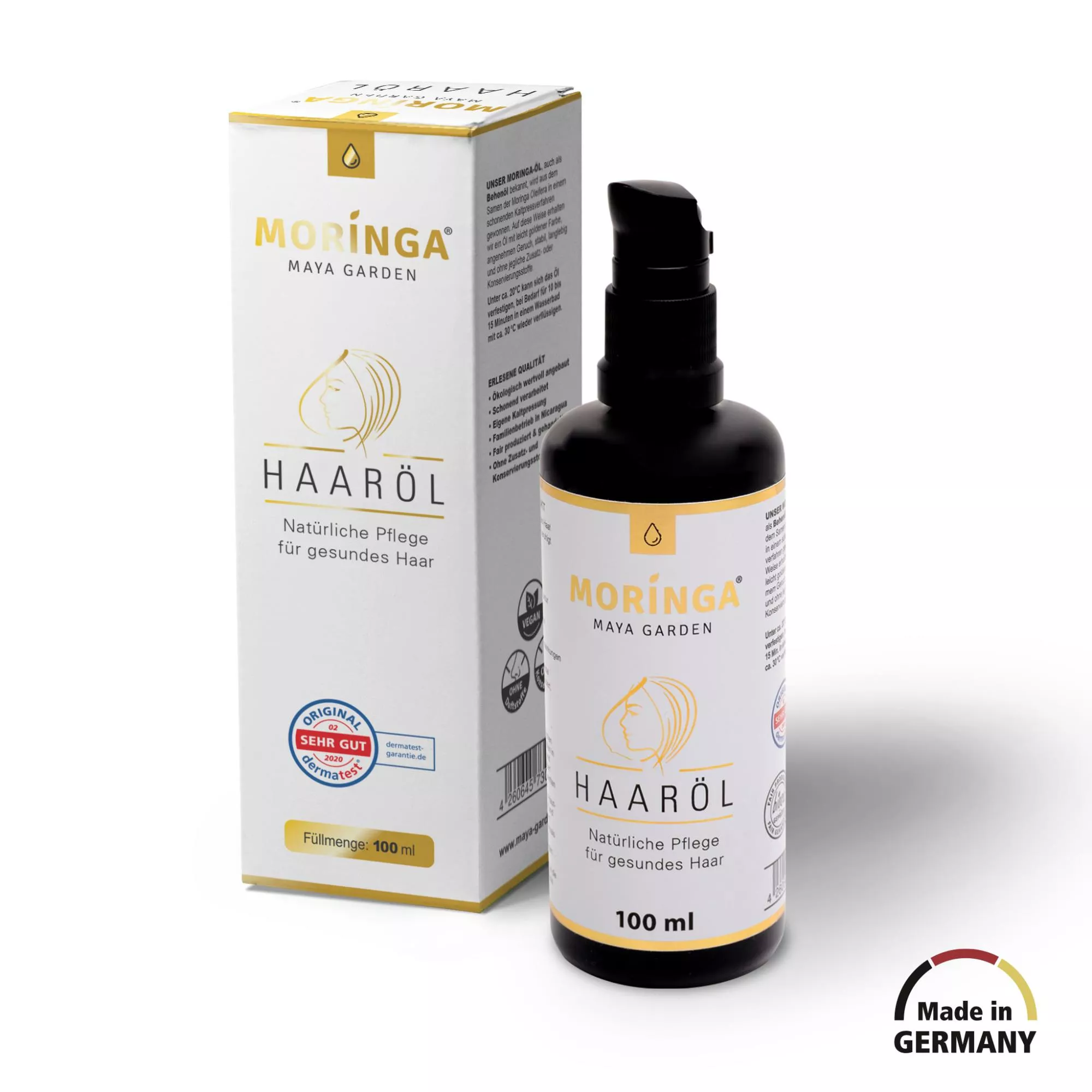 Moringa Kosmetik-Haaröl für die Frau, 100ml Moringa Kosmetik-Haaröl für die Frau, 100ml