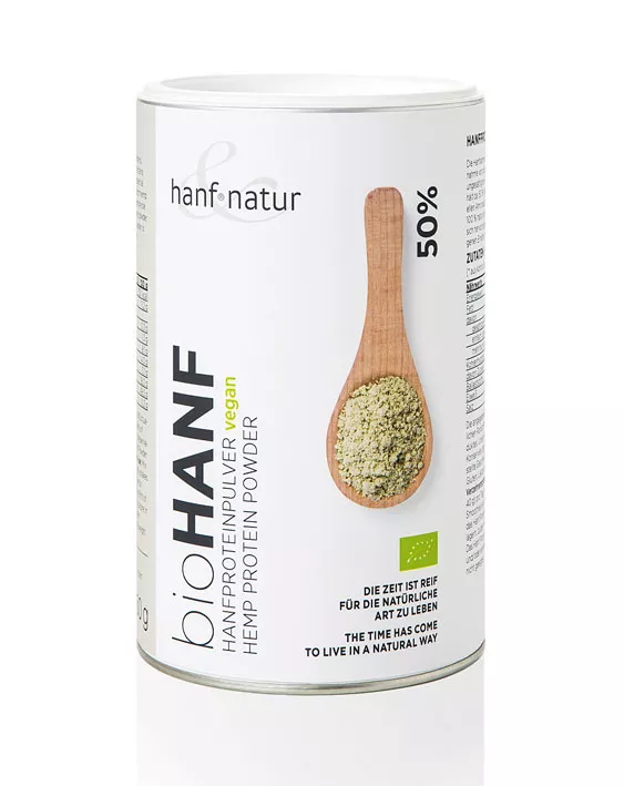 Hanf-Protein Pulver 450g, bio Hanf-Protein Pulver 450g, bio