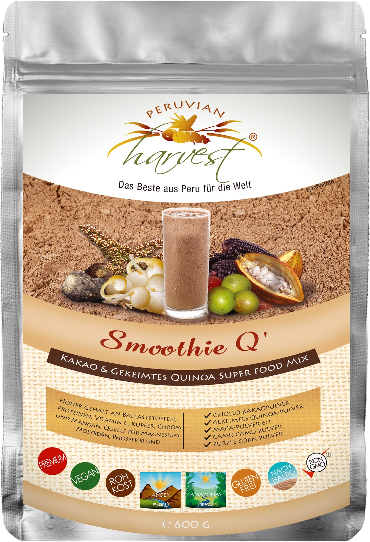Smoothie Q - Superfood Mix, 600 g