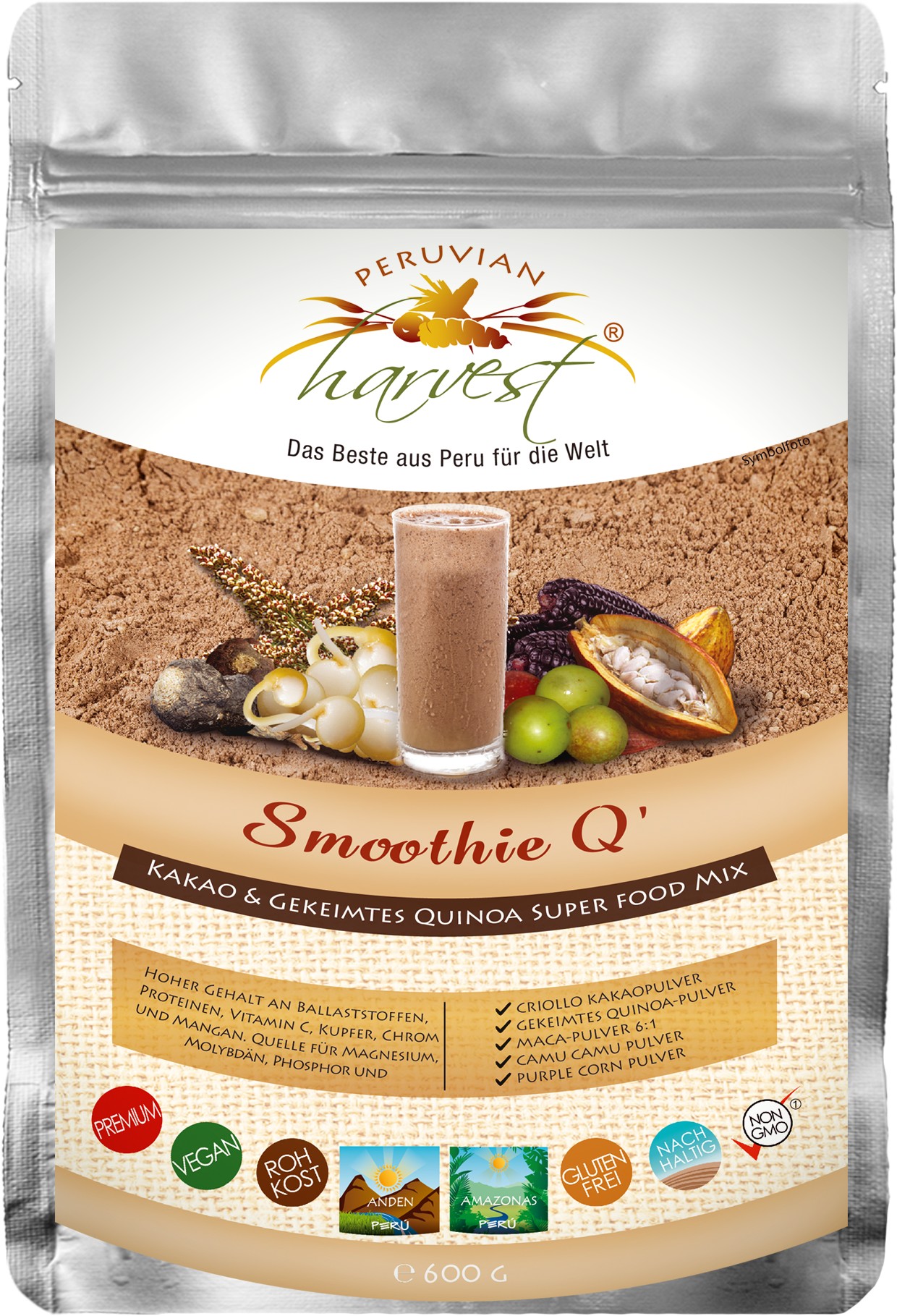 Smoothie Q - Superfood Mix, 600 g Smoothie Q - Superfood Mix, 600 g