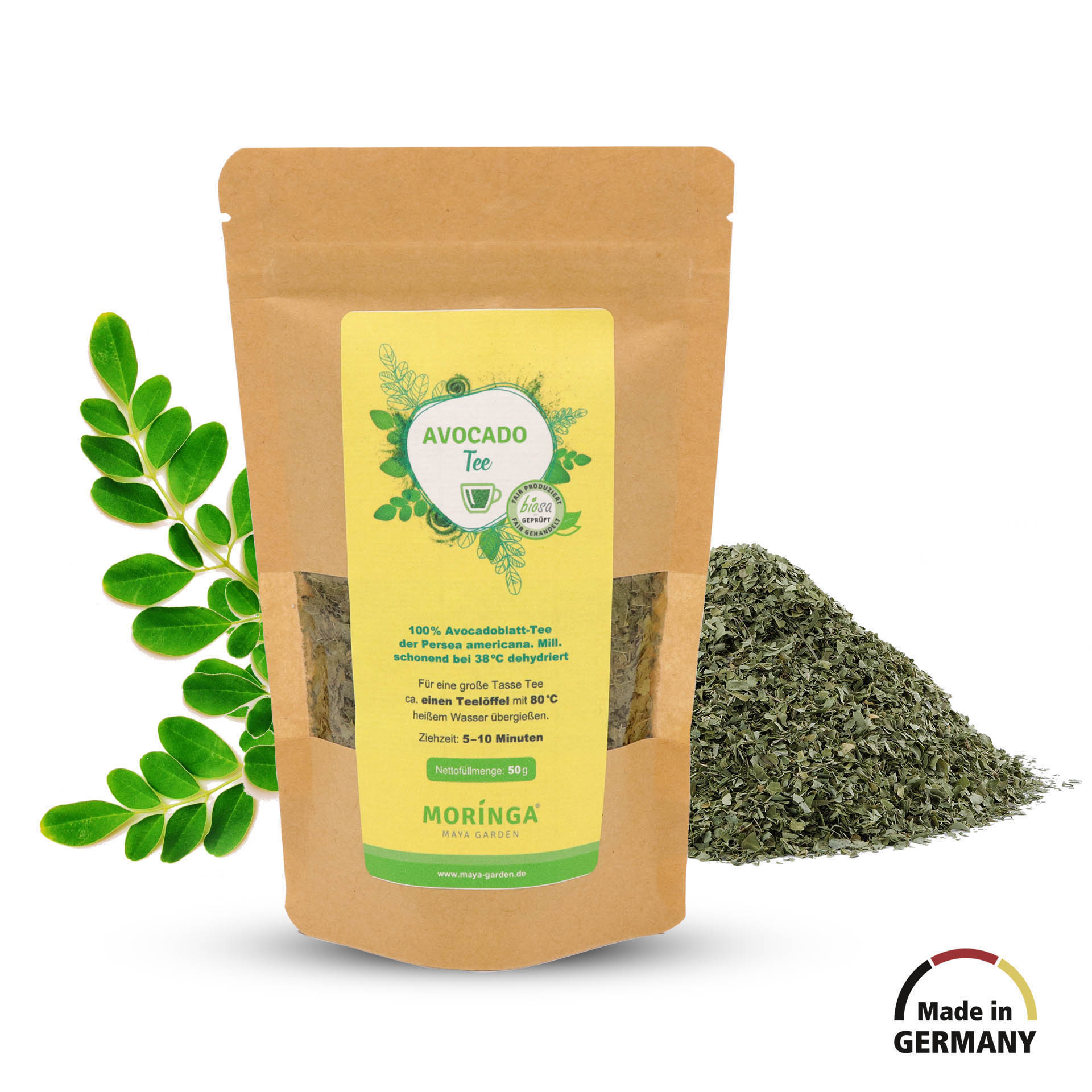 Avocado Tee aus Avocadoblättern, 50g