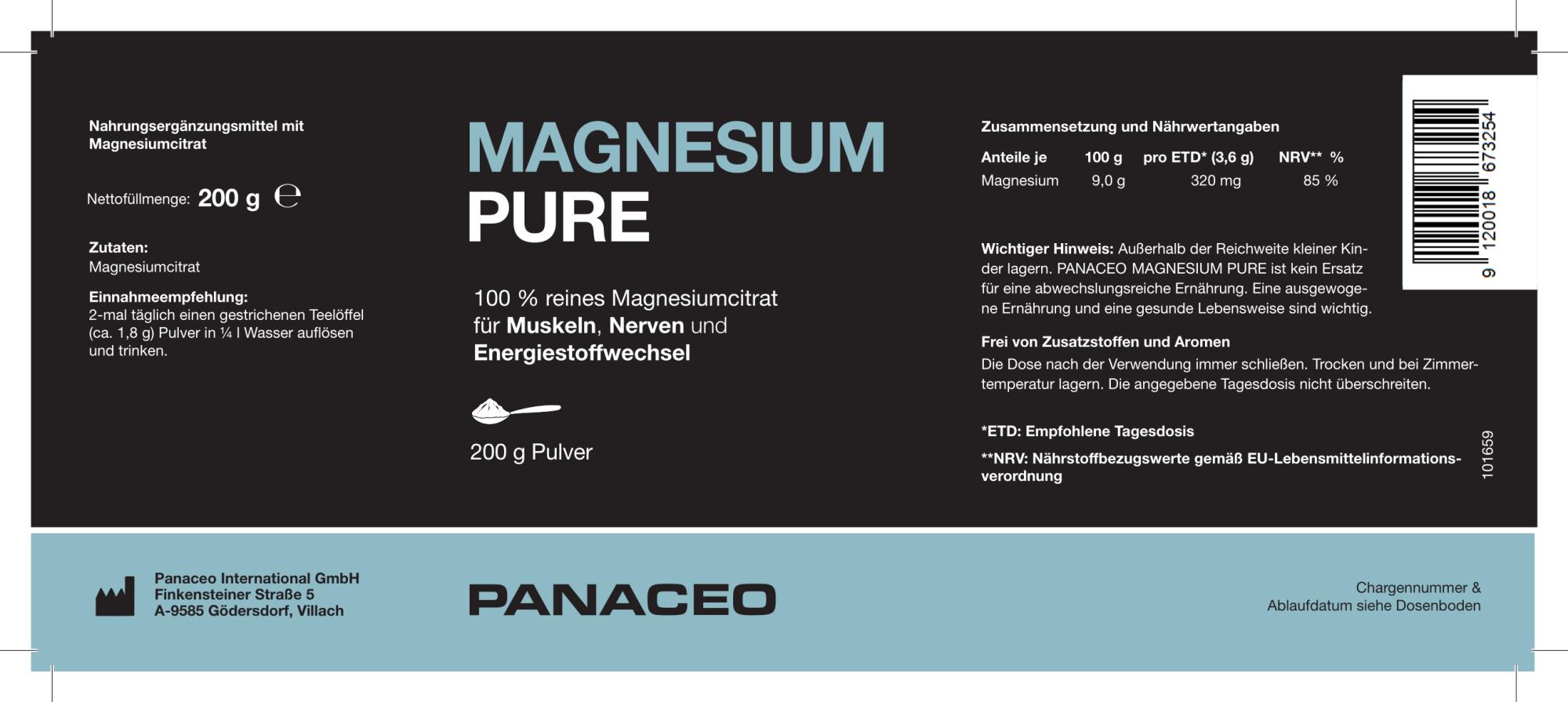 Panaceo_Etikett_Magnesium-Pure_Pulver_kaufen
