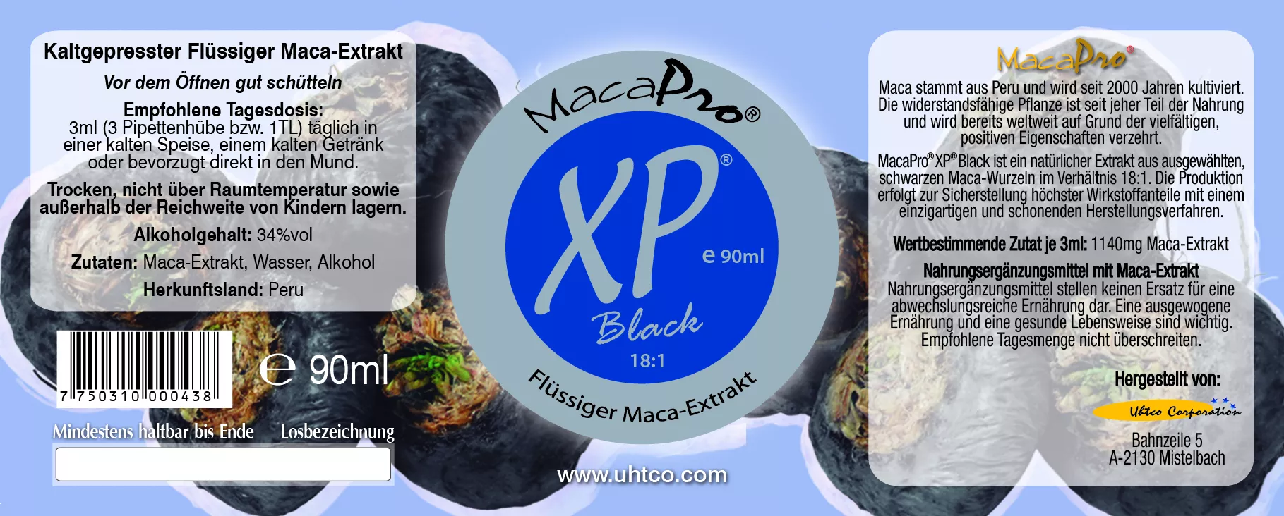 Maca_black_Extrakt_fluessig_kaufen_90ml_Etikett Maca_black_Extrakt_fluessig_kaufen_90ml_Etikett