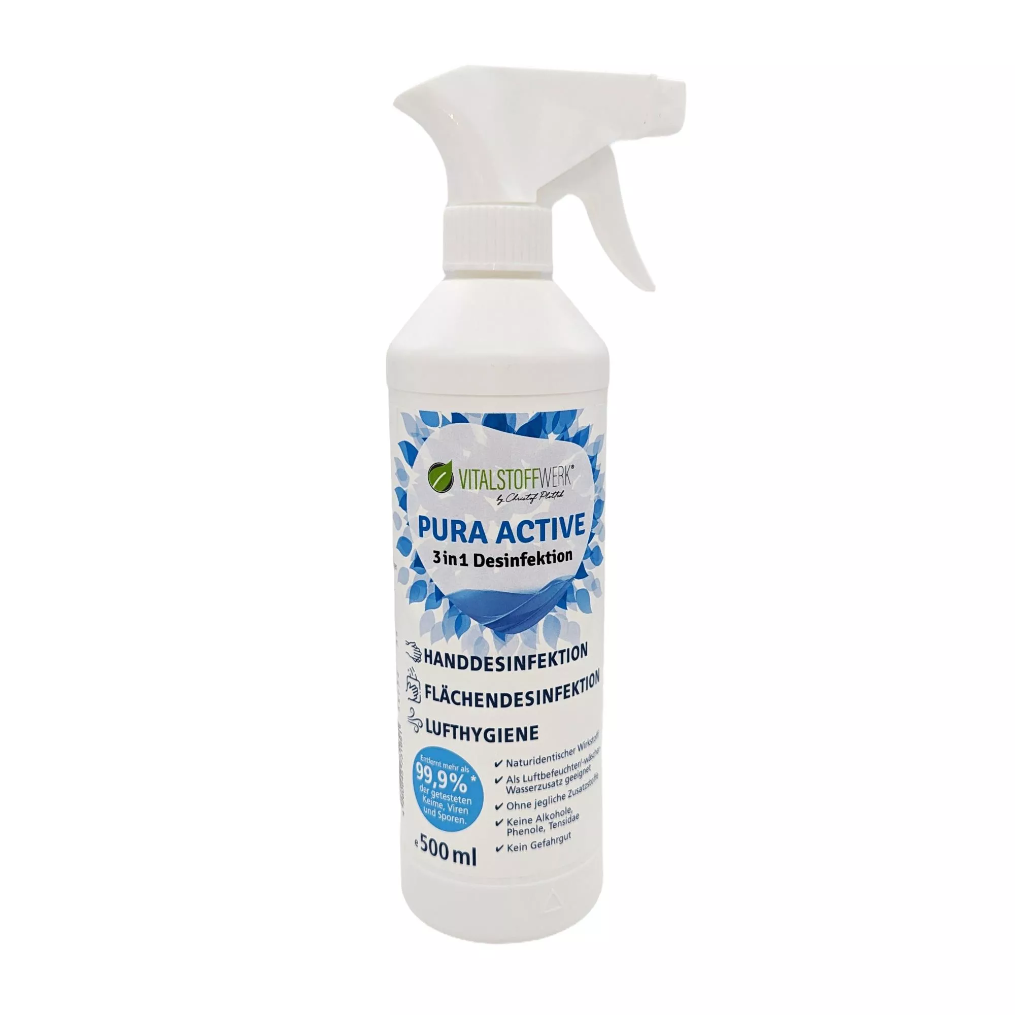 Händedesinfektion Pura Active, 500ml Händedesinfektion Pura Active, 500ml