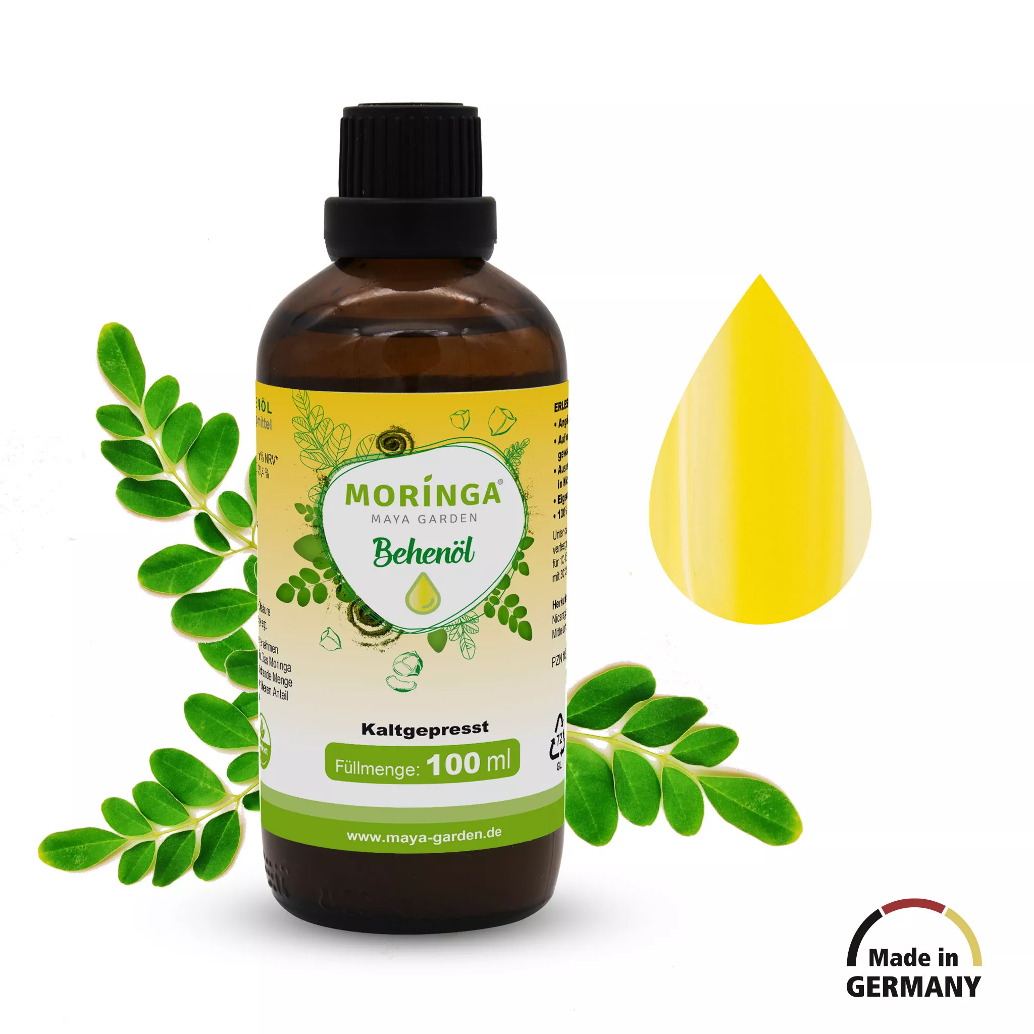 Moringa Oel kaufen Behenoel 100ml Moringa Maya Garden Moringa Oel kaufen Behenoel 100ml Moringa Maya Garden