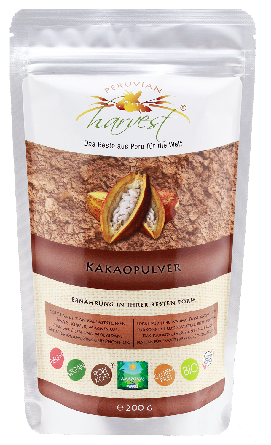 Kakaopulver 200g, bio