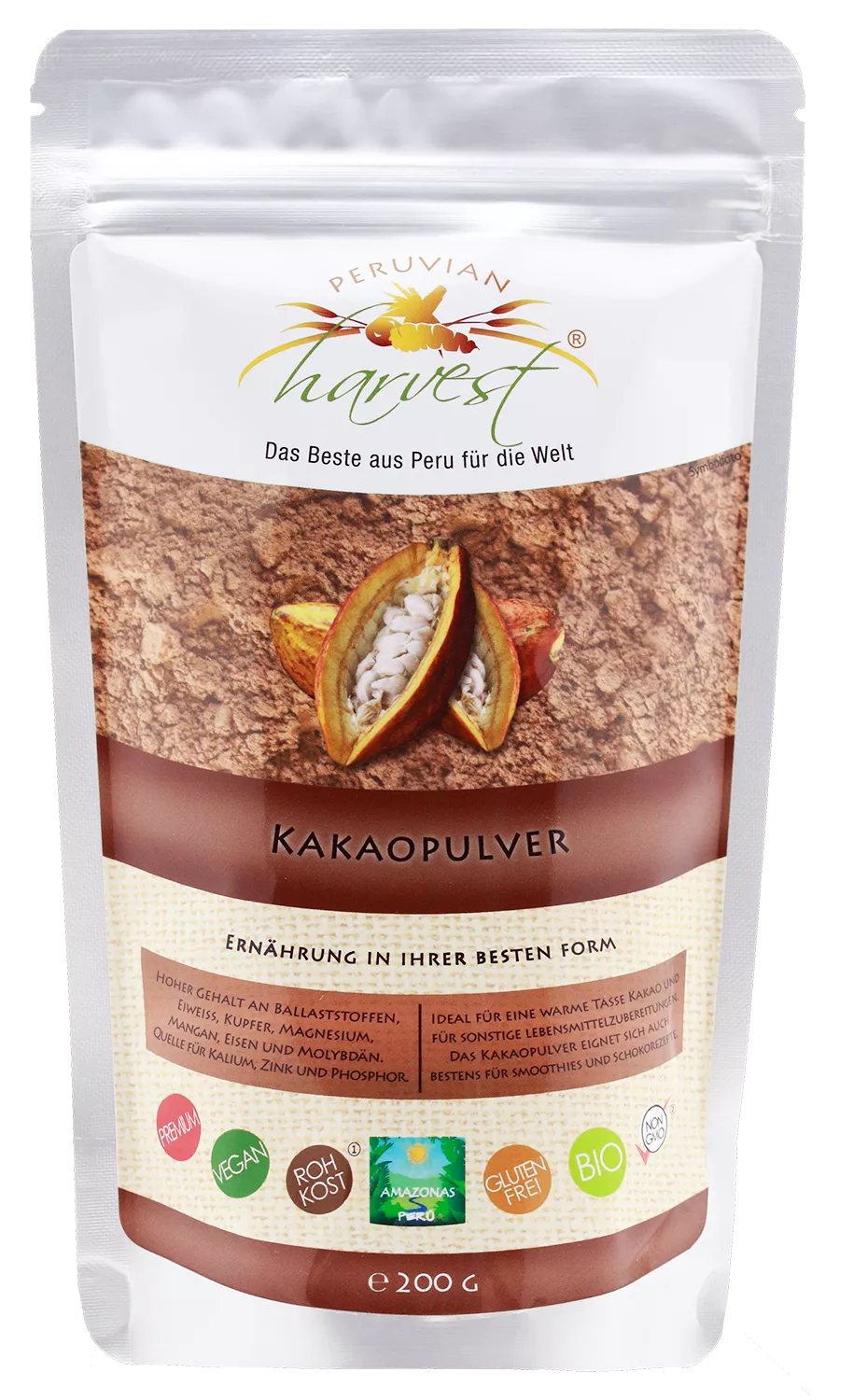 Kakaopulver 200g, bio Kakaopulver 200g, bio