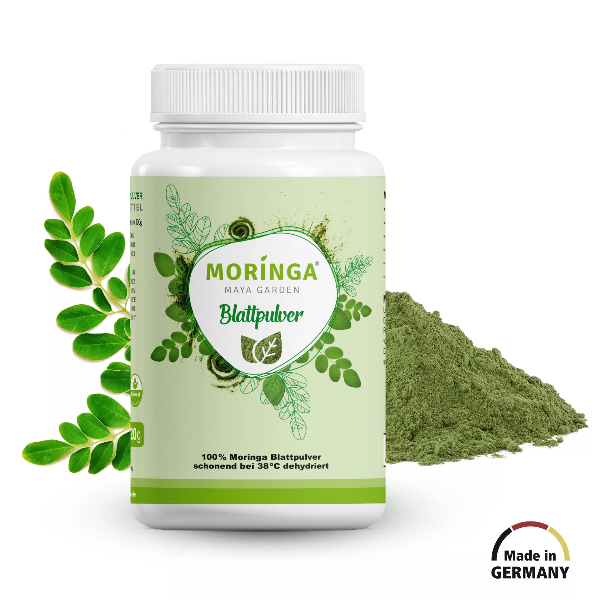 Moringa Pulver kaufen Blattpulver 120g Moringa Maya Garden Moringa Pulver kaufen Blattpulver 120g Moringa Maya Garden