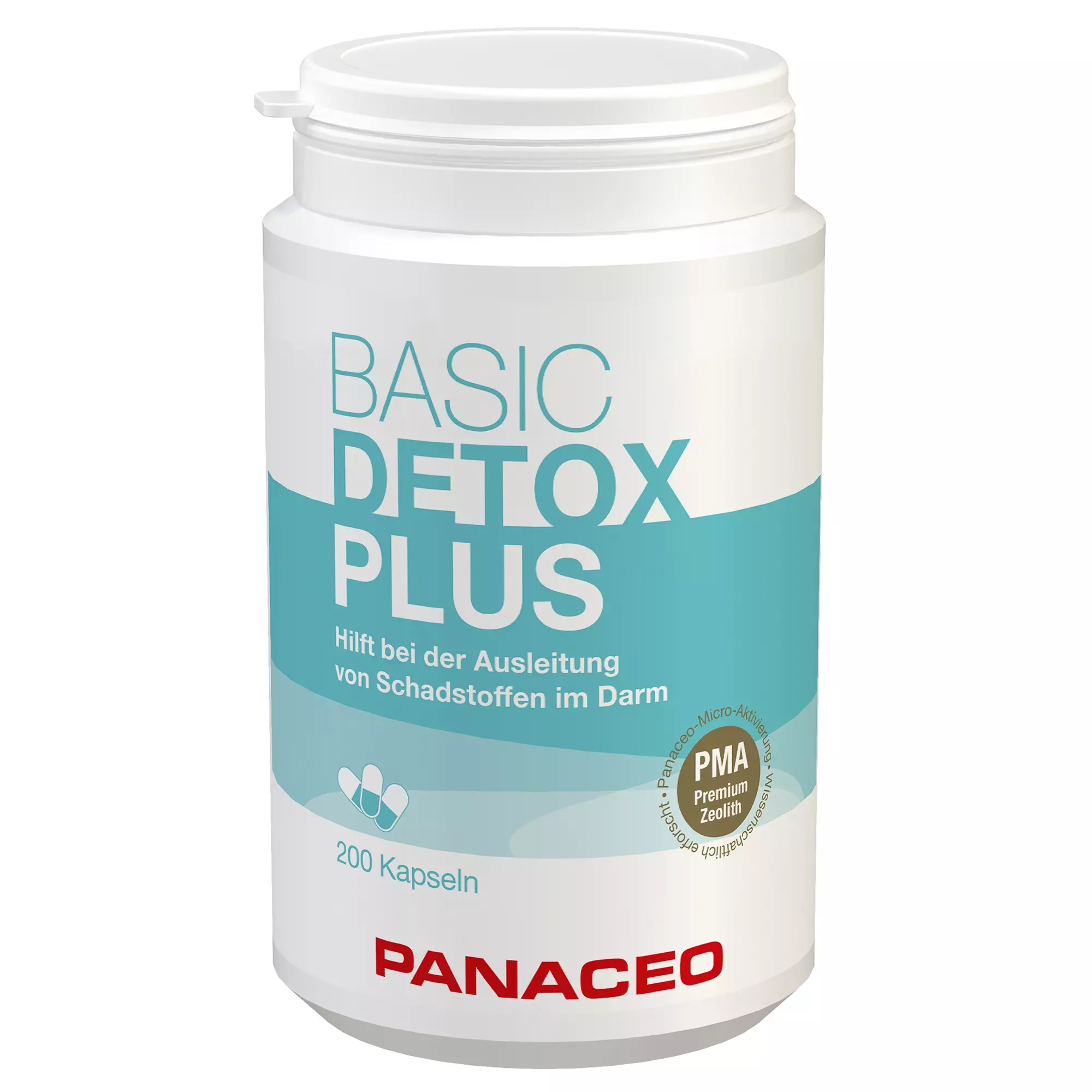 Zeolith_Pulver_kaufen_Panaceo_BasicDetoxPlus_Kapseln_200