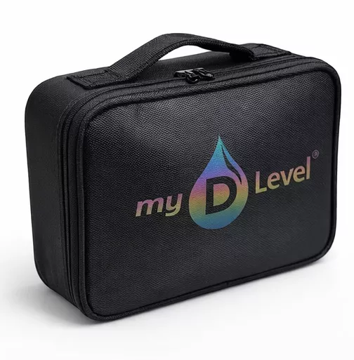 my-D-Level Tasche inkl. Hygienezubehör Kühlbox, Koffer, Tragetasche, Drucklogo, Schwarz